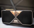 Een Doom: The Dark Ages gethematiseerde GeForce RTX 5090 GPU is beschikbaar (bron: Nvidia)