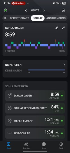 Amazfit Active2 Slapen