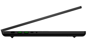 Razer Blade 16 - Poorten links. (Afbeelding Bron: Razer)