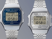 De Casio ABL-100WE-2A (links) en de ABL-100WE-7A (rechts), zoals afgebeeld.