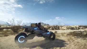 Death Stranding 2: Op het strand voertuigen (Afbeelding bron: Kojima Productions)