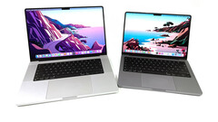 De 2022 MacBook Pro&#039;s behouden het ontwerp van 2021 (afbeelding: Notebookcheck)