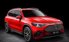 Mercedes GLB 2026: Elektrische en mild hybride varianten gepland voor medio 2026. (Afbeeldingsbron: TopElectricSUV - Render)