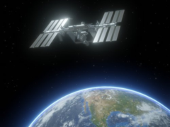 De OCO-3 (foto) op ISS boven de aarde. (Afbeeldingsbron: NASA)