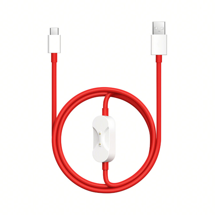 De ingebouwde oplaadconnector voor horloges van de kabel (Afbeelding bron: OnePlus)