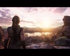 Een afbeelding van Senua en een omgeving in Senua's Saga: Hellblade II.