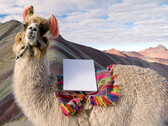 Starlink Mini-schotel op Rainbow Mountain in Peru