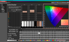 ColorChecker vóór kalibratie