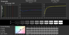 CalMAN: Grayscale (calibrated)