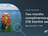 De gratis Starlink internetaanbieding ter waarde van $10.000 (afbeelding: Anuvu)