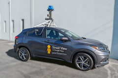 Een Google Street View camerawagen (Afbeelding Bron: Google)