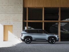 Het productiemodel van de Kia EV5 wordt onthuld op de Chengdu Motor Show (concept hierboven). (Afbeelding bron: Kia)