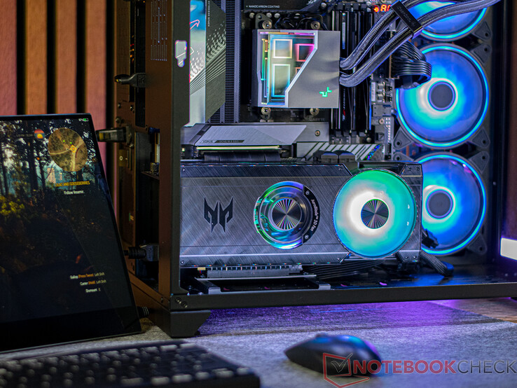 Acer Predator BiFrost Arc A770 OC in ons testsysteem Acer Predator BiFrost Arc A770 OC in ons testsysteem