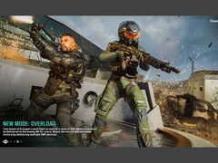 Gelekt screenshot van de spelmodus Overload uit Black Ops 7. (bron: CharlieIntel op XCancel)