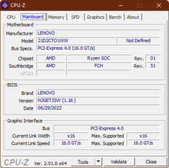 CPU-Z moederbord