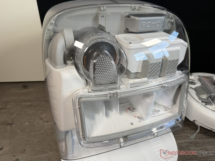 Het transparante DJI Romo P-station