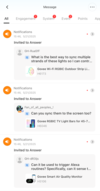De nieuwe Govee Home app v6.7.2 Berichten sectie. (Afbeeldingsbron: Govee)
