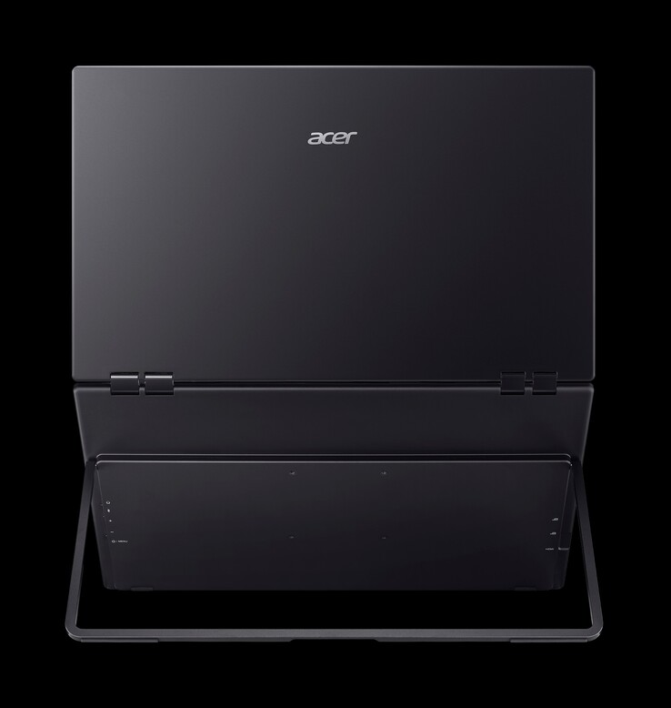 Acer PD243Y E achteraanzicht. (Afbeeldingsbron: Acer)
