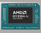 Een promotiefoto van de Ryzen AI 300-serie APU's met een RDNA 3.5 Radeon 890M iGPU