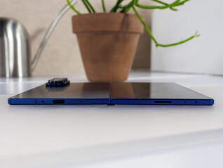 De Galaxy Z Fold7 is uitgeklapt een van de dunste opvouwbare smartphones ter wereld (Afbeelding bron: Notebookcheck)