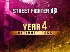 Officieel promotielogo voor de Street Fighter 6 Year 4 Ultimate Pass-bundel.