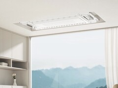 De Xiaomi Mijia Smart Clothes Dryer 1S heeft een ingebouwde LED-lamp. (Beeldbron: Xiaomi)