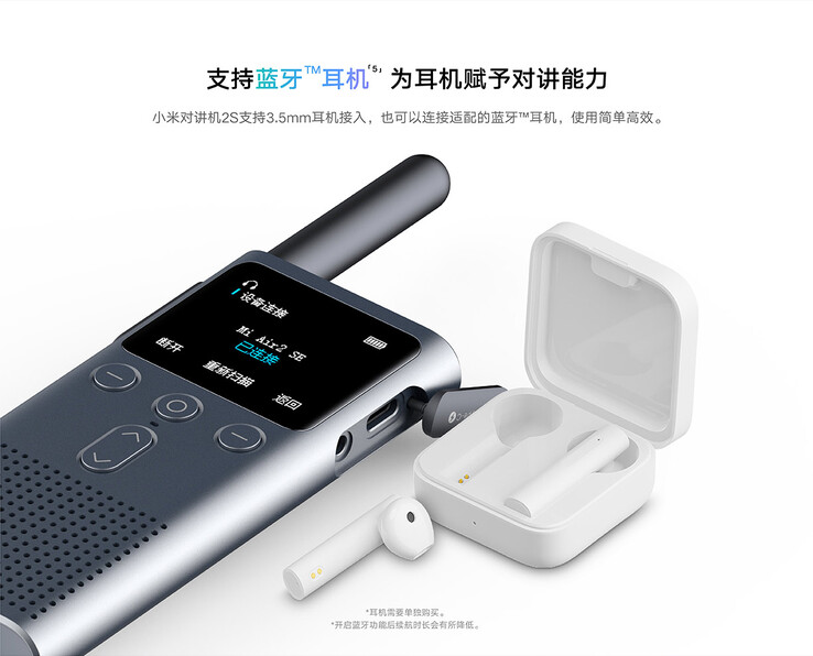 De Xiaomi Walkie Talkie 2S. (Beeldbron: Xiaomi)