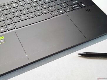 Haptisch touchpad met LED-beperkende strips...