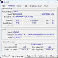 CPU-Z moederbord