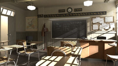 AMD-onderzoek bevordert real-time path tracing met neurale netwerken (Beeldbron: AMD)