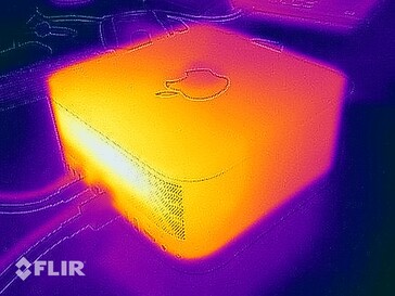 Stresstest oppervlaktetemperaturen (achterzijde)