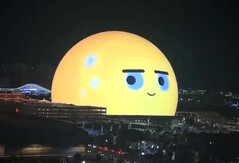 De Sphere gebruikt Hitachi Vantara NAS om 400GB/sec te genereren voor het 16k x 16k beeldscherm binnenshuis. (Bron: Sphere Entertainment)