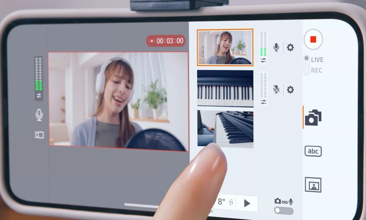 De Canon Live Switcher Mobile app kan worden gebruikt met meerdere Canon EOS R50 V camera's voor live producties met meerdere camera's. (Afbeelding bron: Canon)
