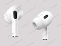De AirPods Pro 2 ziet eruit als een subtiele herziening van het uitgaande huidige model. (Afbeelding bron: 52audio)