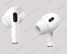 De AirPods Pro 2 ziet eruit als een subtiele herziening van het uitgaande huidige model. (Afbeelding bron: 52audio)