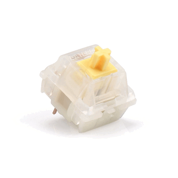 Gateron Caps Melkgele schakelaars. (Afbeeldingsbron: KBDfans)