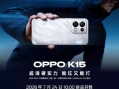 Teaserfoto van de Oppo K15