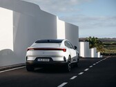 Een achteraanzicht van de Polestar 4 Coupé