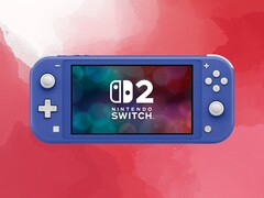 Switch 2-logo afgebeeld op Switch Lite-console