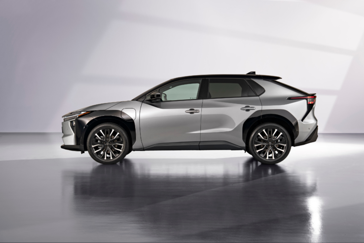 De Toyota bZ4X elektrische SUV refresh. (Afbeeldingsbron: Toyota)