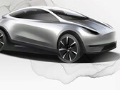 Tesla hatchback ontwerptekening (afbeelding: Tesla)