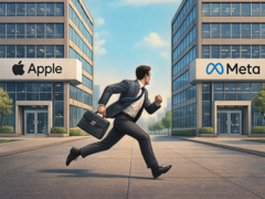 Alan Dye verlaat Apple voor Meta. (Afbeeldingsbron: gemaakt met AI)