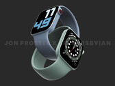De Apple Watch Series 8 zou een plat display kunnen krijgen, naast andere veranderingen aan het display. (Afbeelding bron: Jon Prosser &amp; Ian Zelbo)