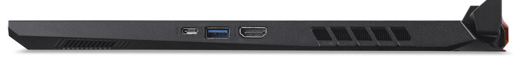 Rechterzijde: USB 3.2 Gen 2 (Type C), USB 3.2 Gen 2 (Type A), HDMI