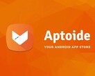 Het officiële logo en de huisstijl van de Aptoide Android-appstore.