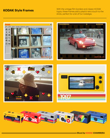 De vier frames die kunnen worden toegepast (Afbeelding bron: Kodak)