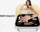 De Redmi Watch 6 wordt op 23 oktober in China gelanceerd. Afgebeeld: een promofoto van de smartwatch. (Afbeeldingsbron: Xiaomi)