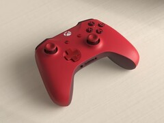 Rode draadloze Xbox-controller. 