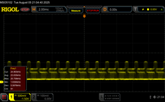 24 kHz PWM (4/10 helderheid)