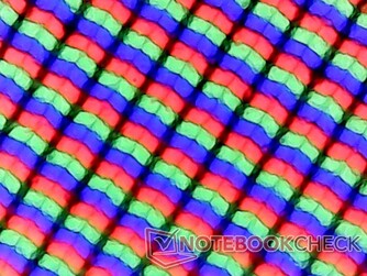 Subpixelmatrix met matte coating